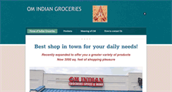 Desktop Screenshot of omindiangroceries.net