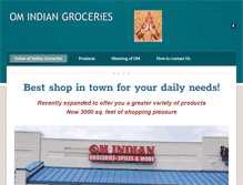Tablet Screenshot of omindiangroceries.net